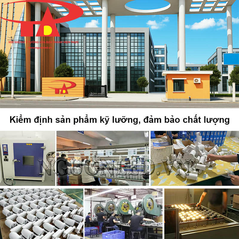 Kho sản xuất đèn led thanh ray chất lượng - An Đức Phát