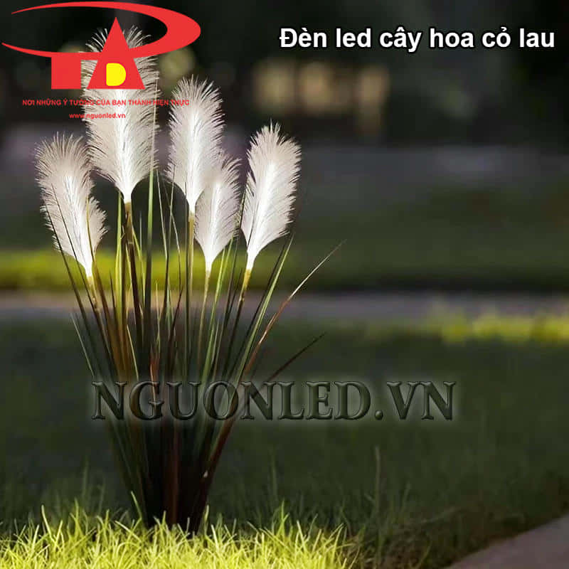 Cây đèn led hoa cỏ lau