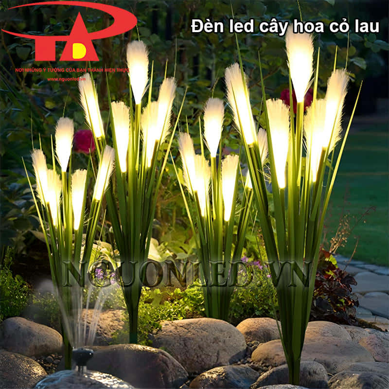 Đèn led cây cỏ lau