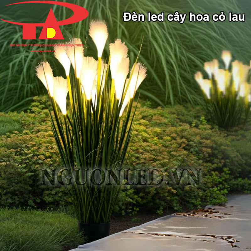 Led cây hoa cỏ lau