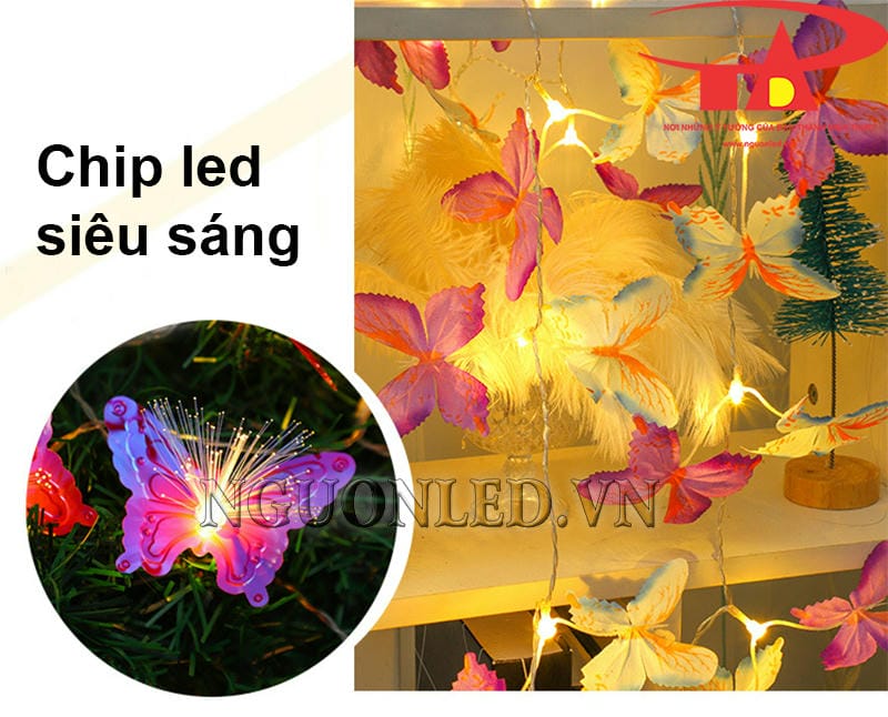 Đèn dây led trang trí hồ điệp