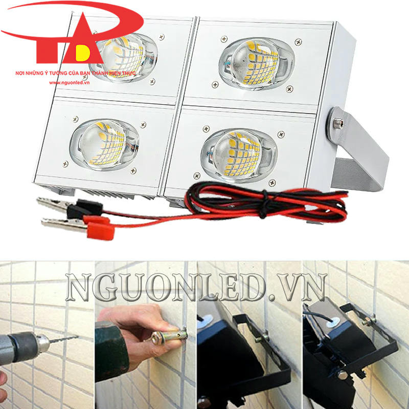 Hướng dẫn lắp đặt đèn pha led 12V 200W Prolux