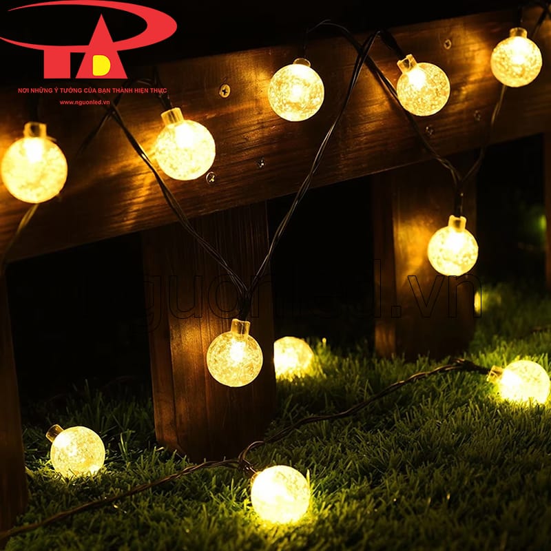 Đèn led bi bọt nước màu vàng 10M, lựa chọn lý tưởng cho mọi không gian