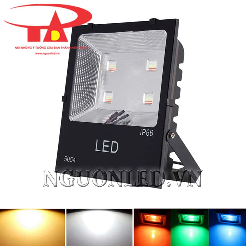 Đèn pha led 200W đổi màu tự động