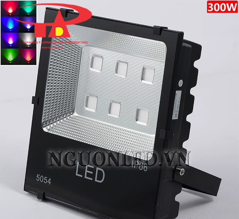 Đèn pha led đổi màu 300W chiếu sáng rực rỡ không gian