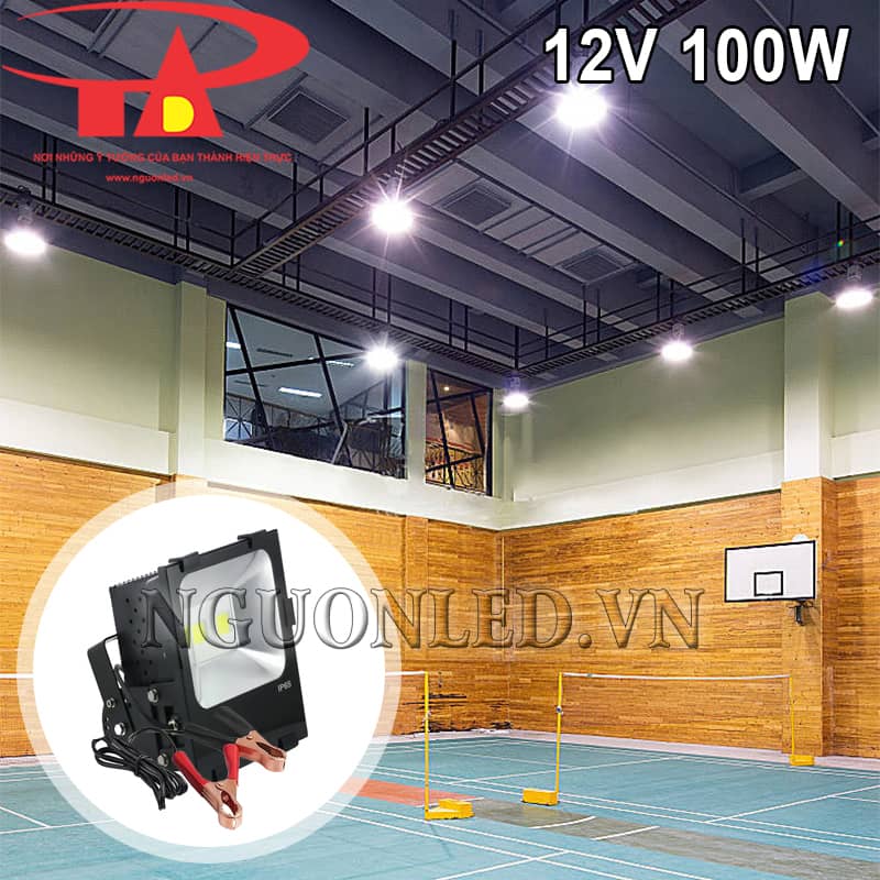 Đèn pha led đầu vào 12V 100W