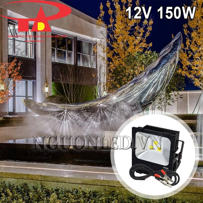 Đèn pha led 150W DC12V chiếu sáng ngoài trời