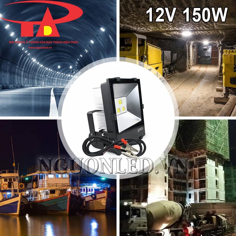 Đèn pha led 150W DC12V giá rẻ