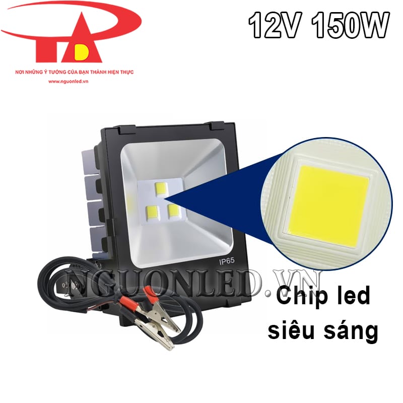Đèn pha led DC12V 150W siêu sáng