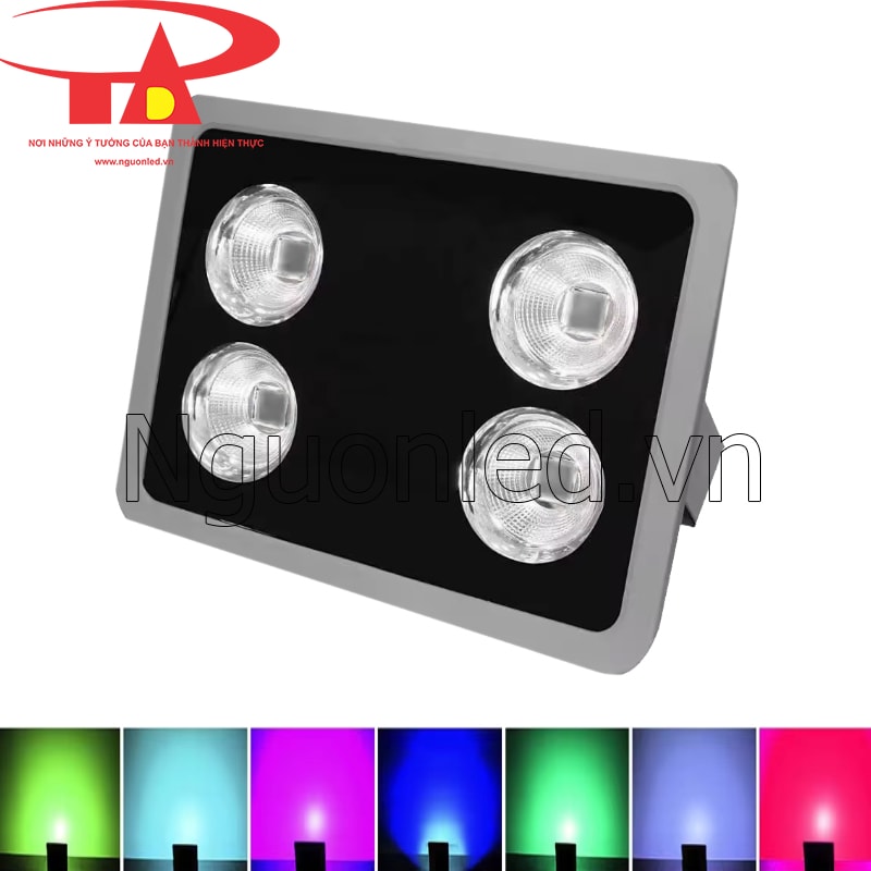 Đèn pha led RGB 200W đổi màu, nhiều chế độ chiếu sáng