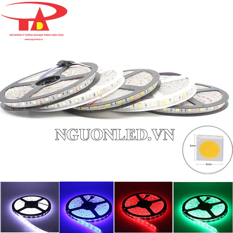 Led dây cuộn 5m cách nhận biết chips led 5050