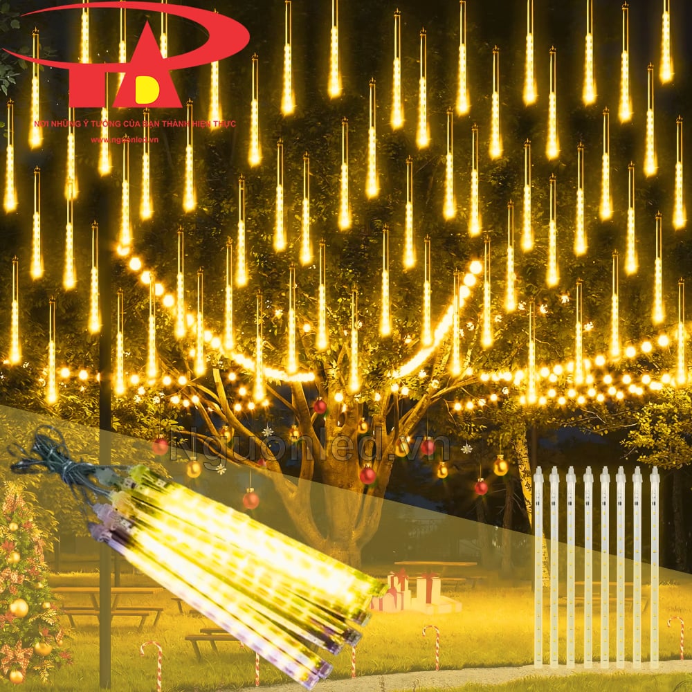 Đèn LED sao băng Trang trí sân vườn, cây cảnh