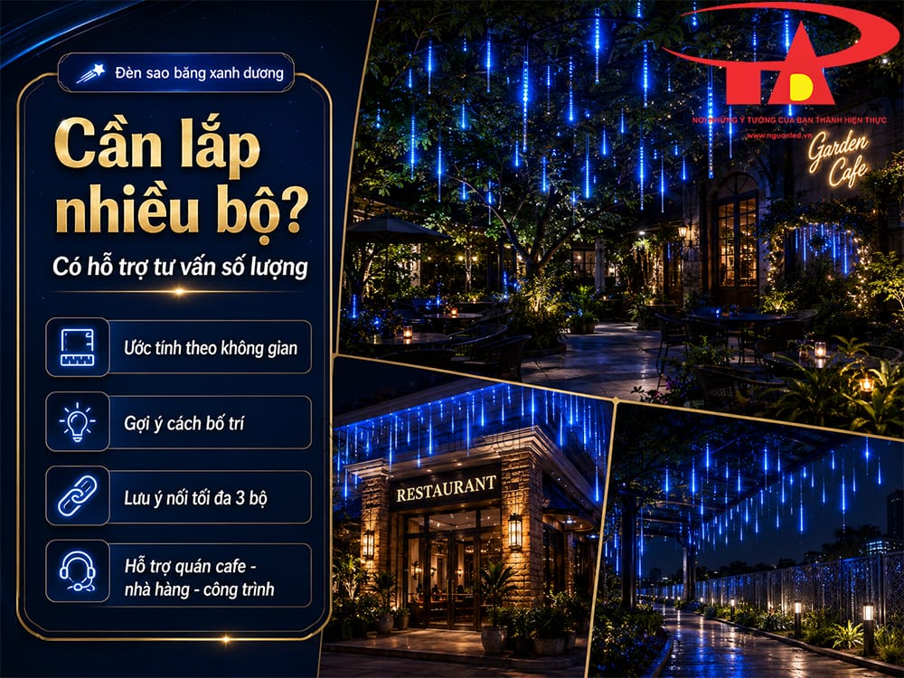 Tư vấn số lượng lớn cho quán cafe, nhà hàng, công trình