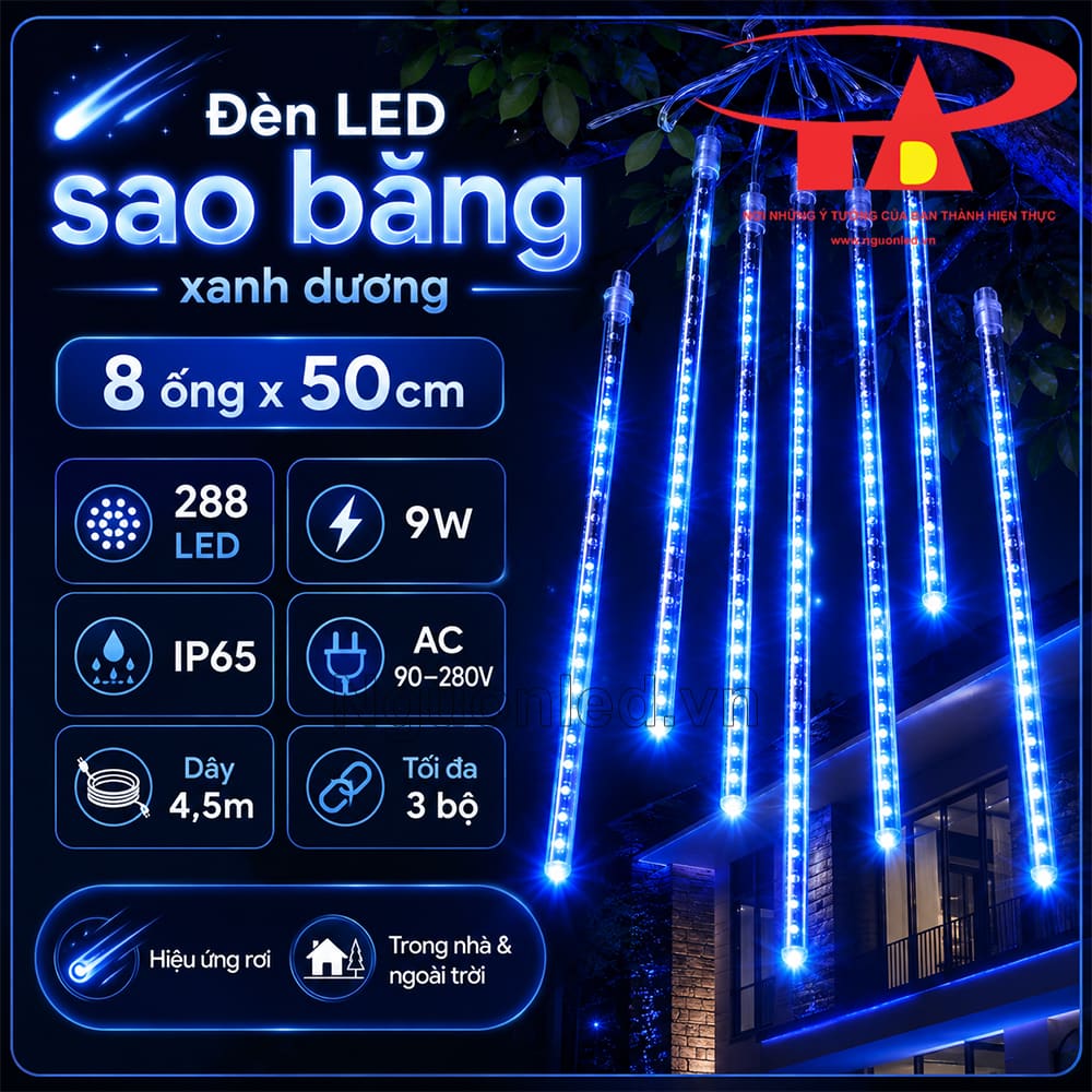 Đèn sao băng xanh dương là gì