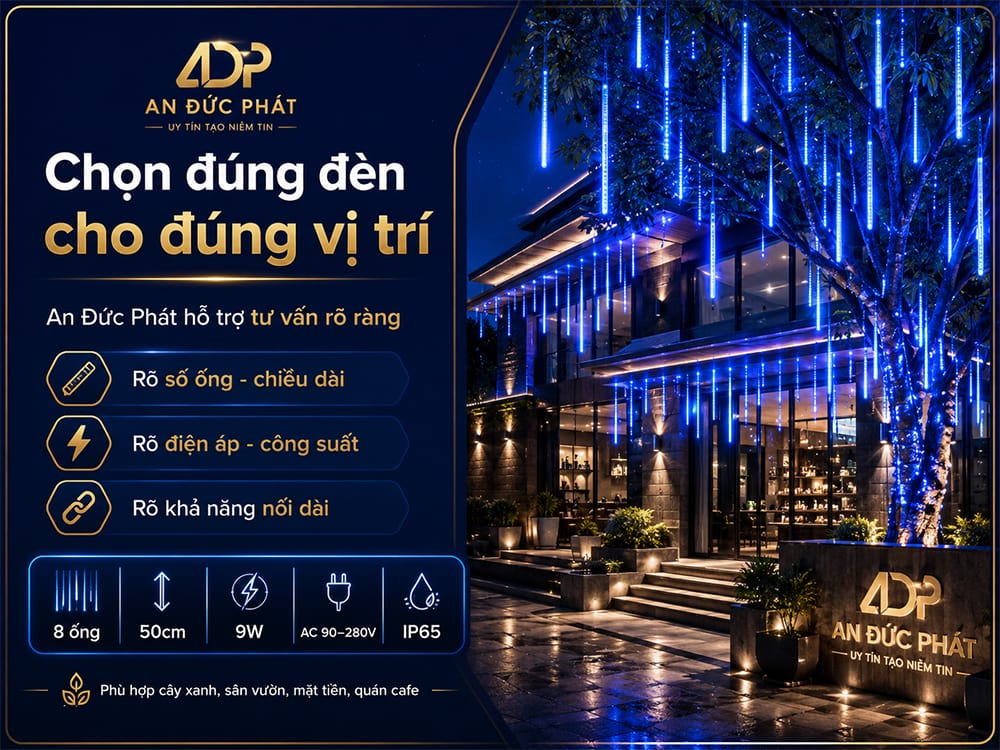 Mua led sao băng loại tốt tại An Đức Phát