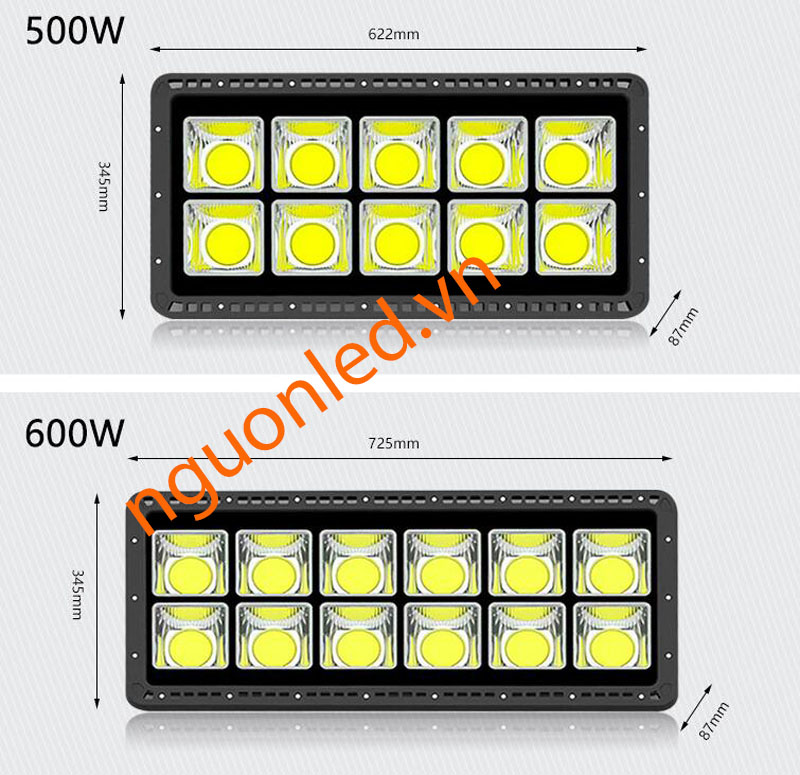 Đèn led pha 400w COB giá rẻ tại hcm