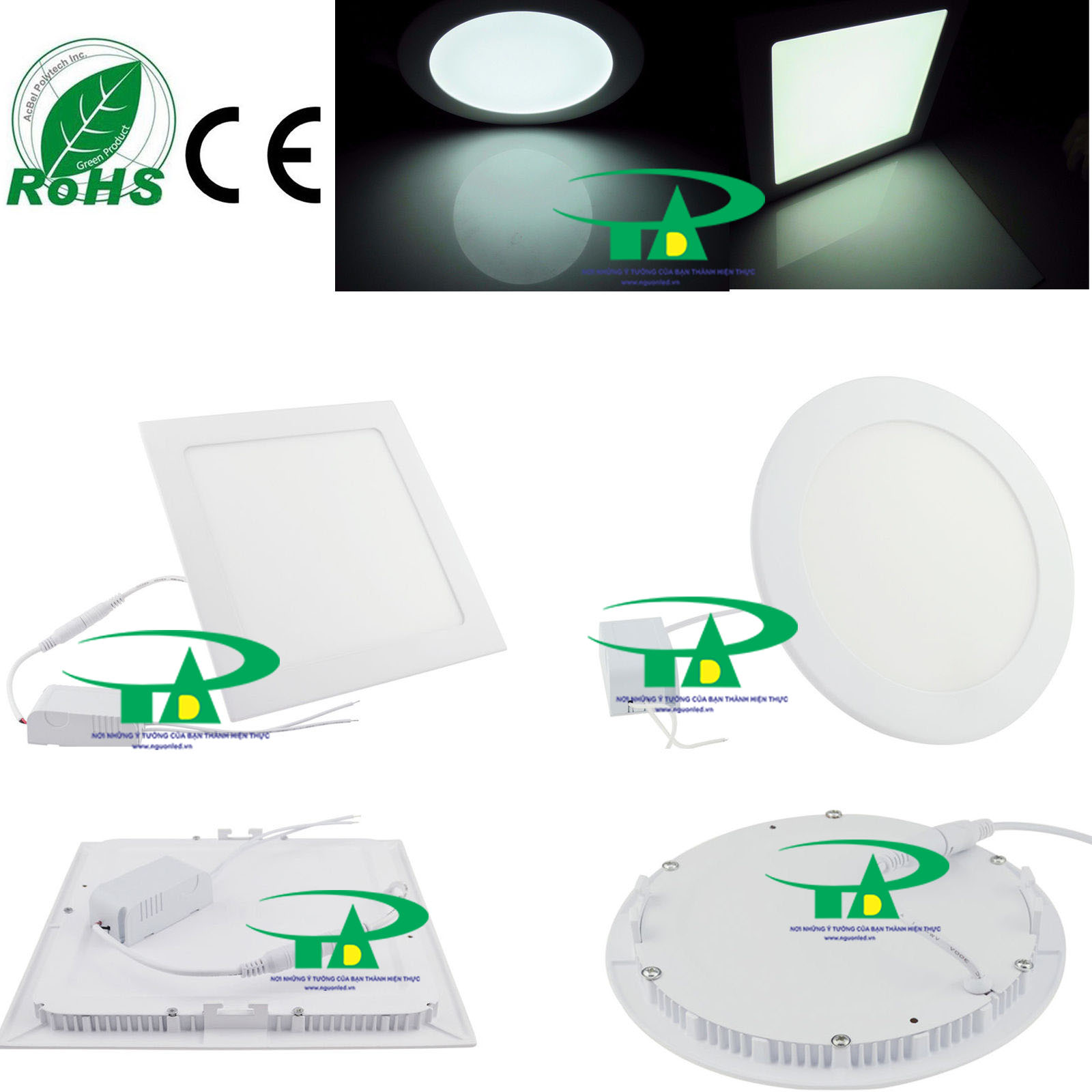 Xưởng sản xuất đèn led âm trần HG loại tốt, giá rẻ mua tại nguon led.vn