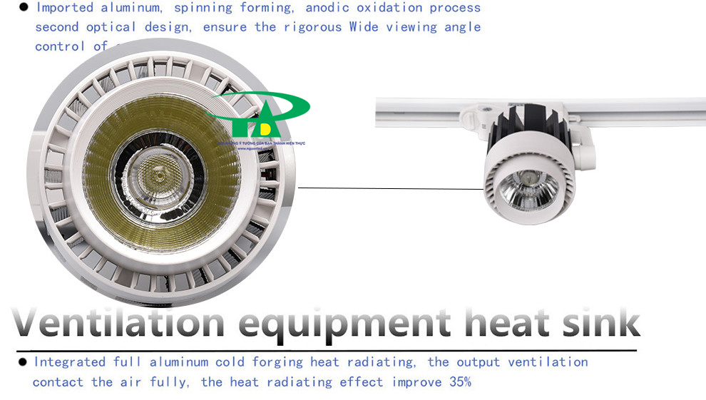 Đèn led chiếu điểm loại tốt, ánh sáng chuẩn