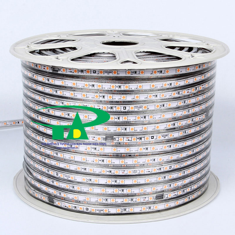 Đèn led dây 220V chip led 5050 loại tốt, dùng chiếu sáng nội thất, ngoại thất