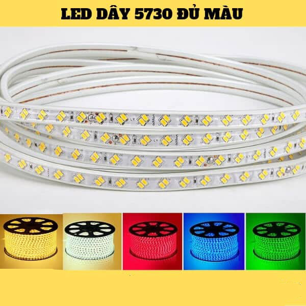 đèn led dây 220v đủ màu