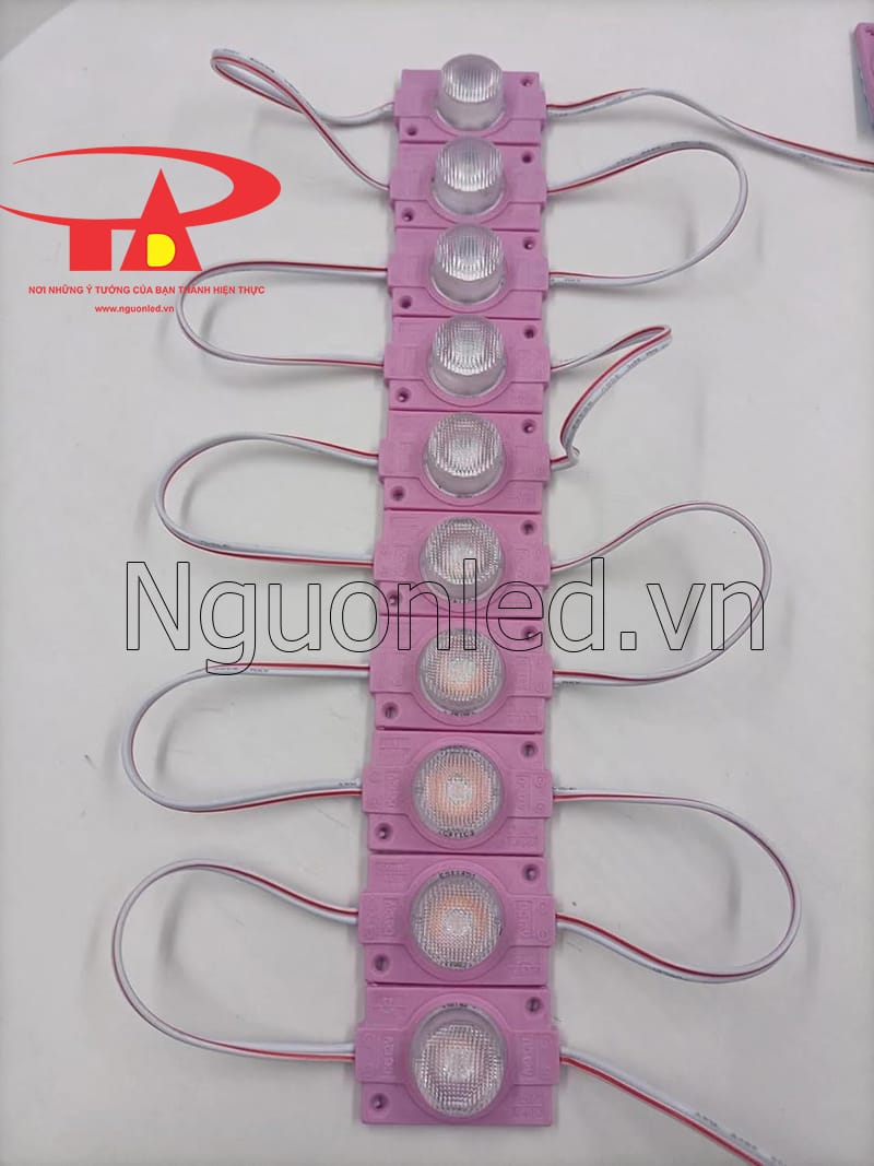 Led hắt module 1 bóng màu hồng