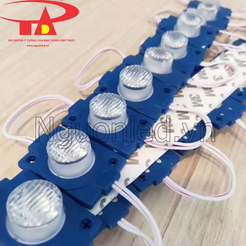 Đèn led mắt trâu màu xanh dương 12v