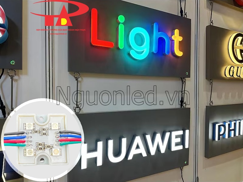 Led module 4 bóng đổi màu là hộp đèn