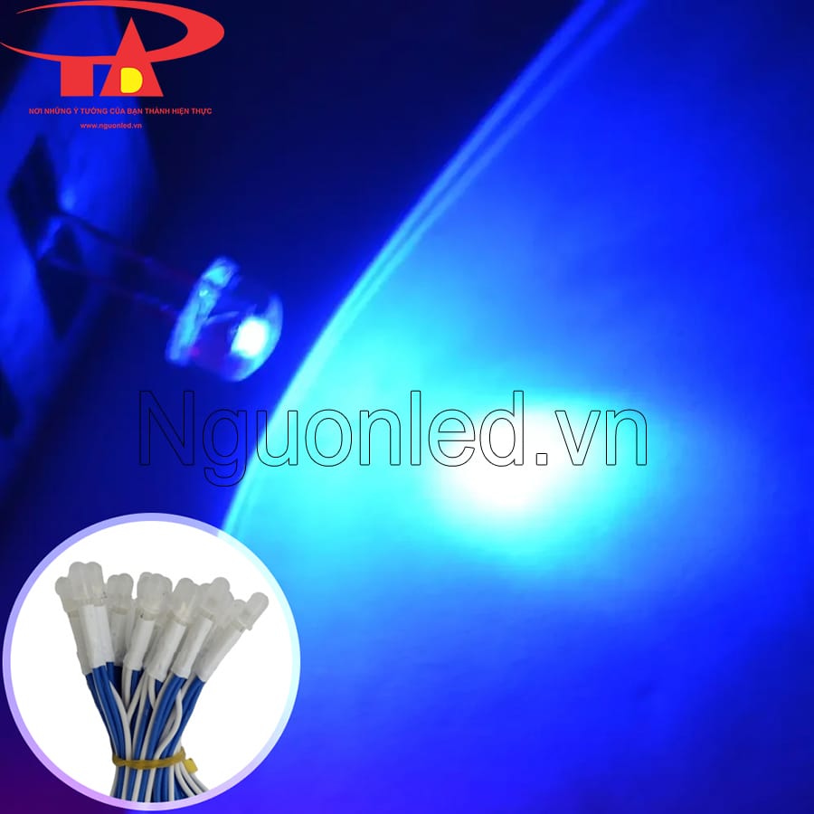 Led ruồi liền dây 5v màu xanh dương