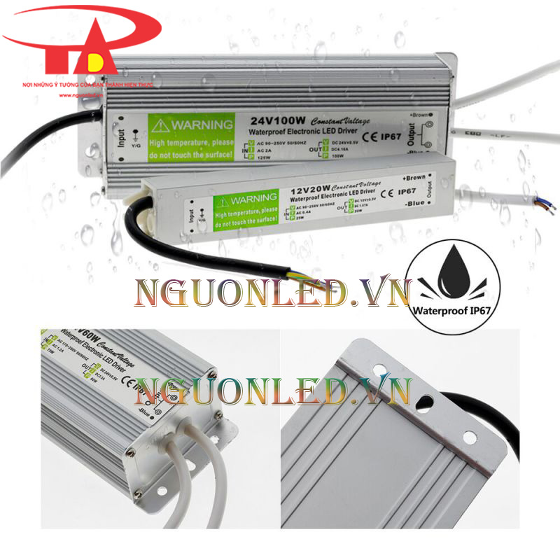 Nguồn điện 12v 20a ngoài trời ip 67