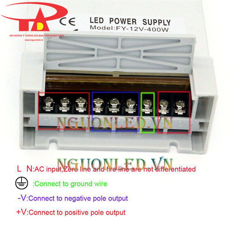 Mua nguồn 12V 33A ngoài trời cao cấp