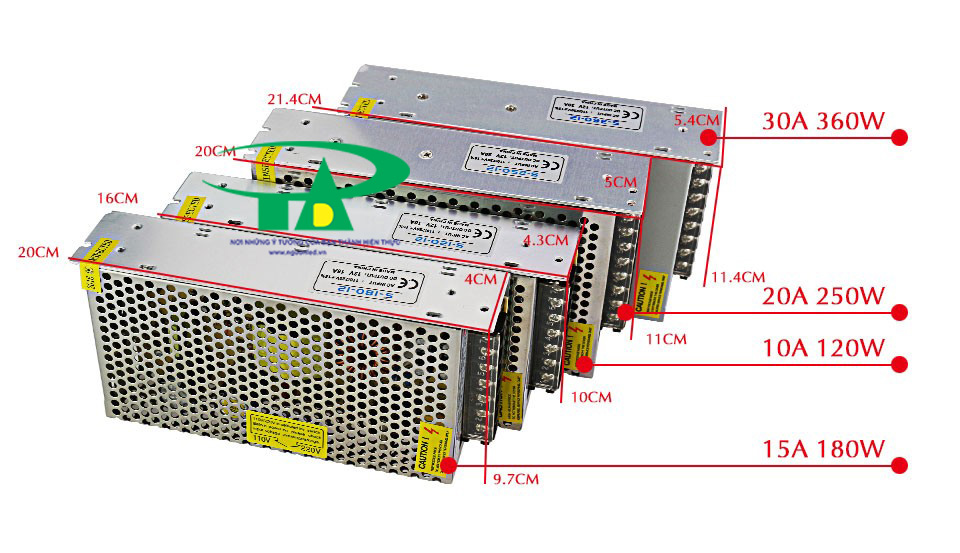 Nguồn tổ ong 12V 3a loại tốt, giá rẻ