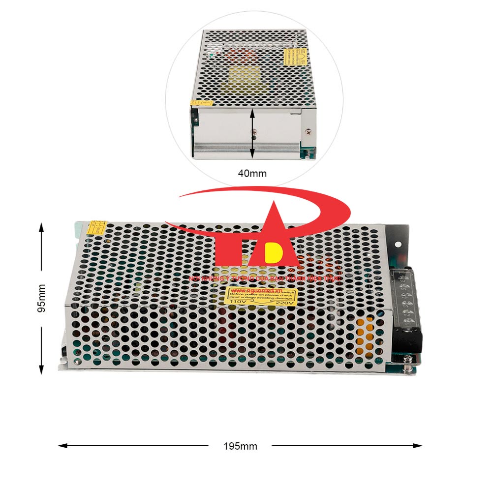 Nguồn 5V 30A loại tốt, giá rẻ, đủ ampe, dùng cho led module p10, bóng led đúc, tự động hóa, camera, nguonled.vn