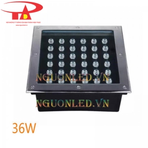 Đèn led âm đất vuông 36w