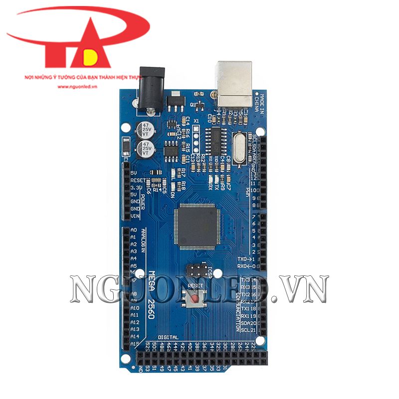 Mua mạch module Arduino Mega 2560, loại tốt, giá rẻ tại Nguonled.vn