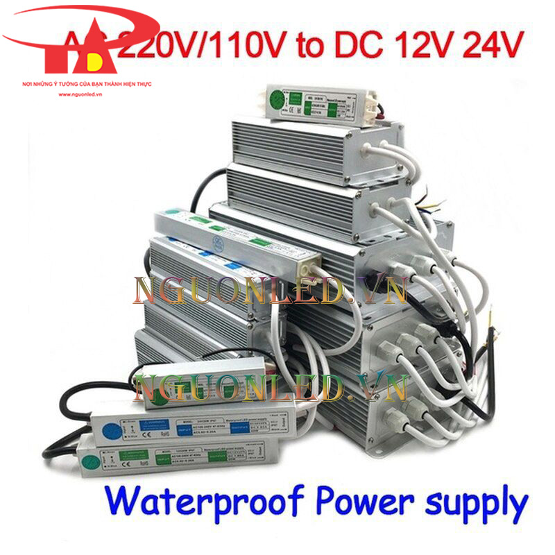 Nguồn 12V 30A chống nước IP 67